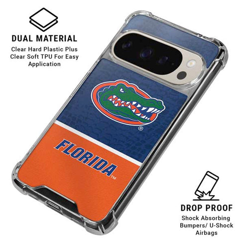 University of Florida Gators Logo Google Pixel 9/9 Pro Clear Case
